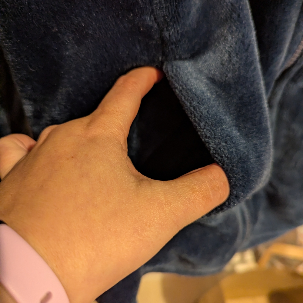 HeatKeep Deep Blue Teddy Jacket - Picture 4 of 7
